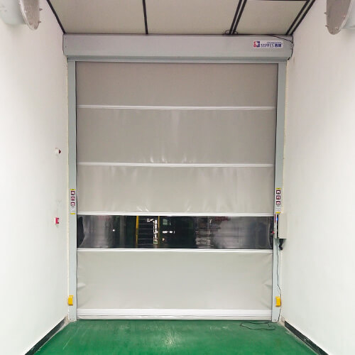 富士康电子制造车间的防静电快速门