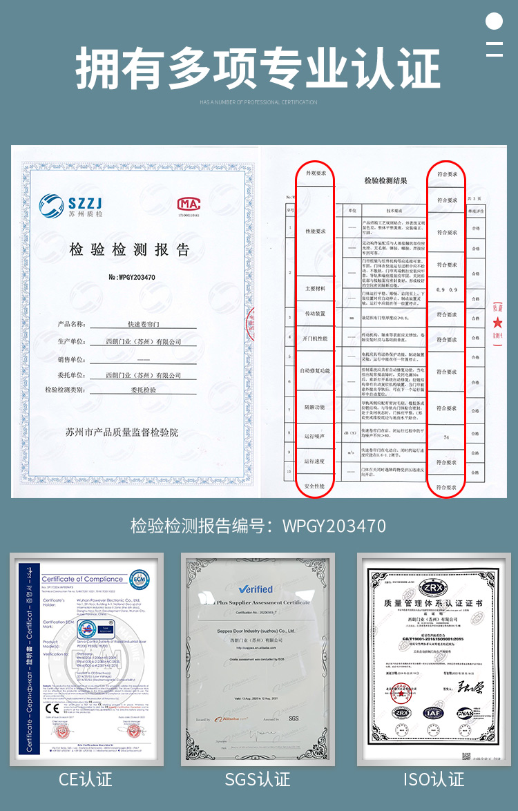 西朗品牌证书