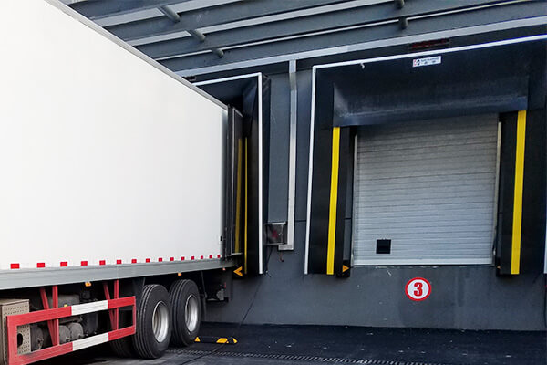 出口墨西哥的汽车零件仓库液压装卸平台