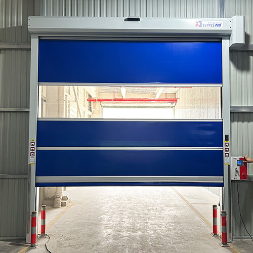 电子制造车间的快速门