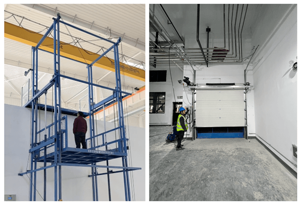 电动提升门联动升降电梯